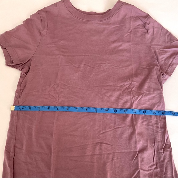 Mauve Crewneck Short Sleeve Tee - Picture 5 of 7